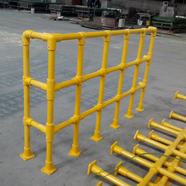 Sistema de barandilla redonda de fibra de vidrio Fiberglass Round Handrail System