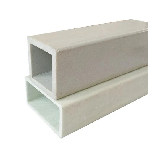 Tubo Rectangular de Fibra de Vidrio